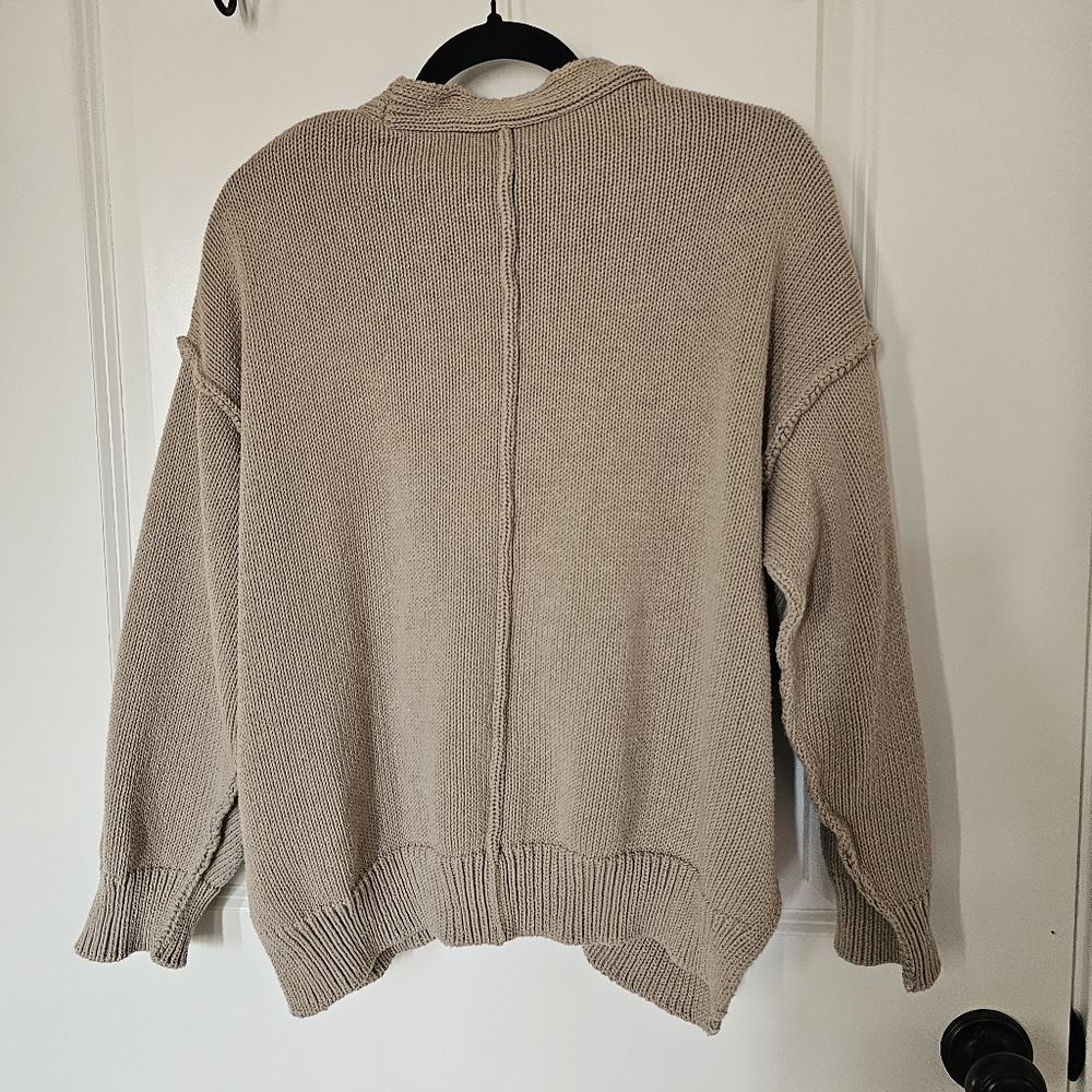 Zara Cardigan Cotton Sweater